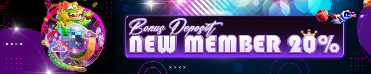 BONUS NEW MEMBER 20%